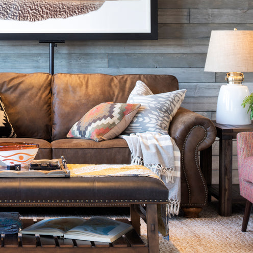 Boho Grey Ivory Pillow